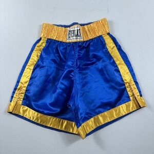 Vintage Everlast Boxing Trunks Shorts Mens Large Satin‎ Made in USA Training Gym